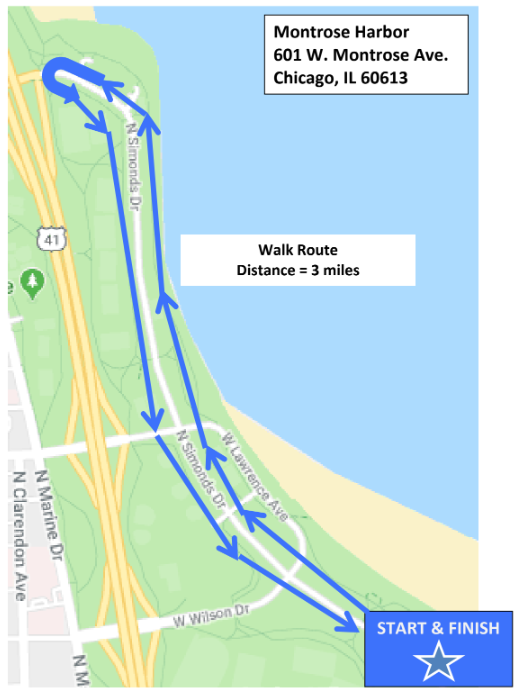 chicagoland walk route